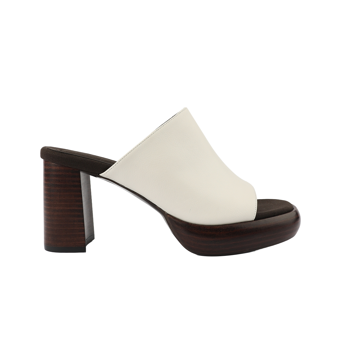 무드나잇 재클린 플랫폼 뮬 샌들 아이보리(Moodnight Jacklyn Platform Mule Sandals Ivory)