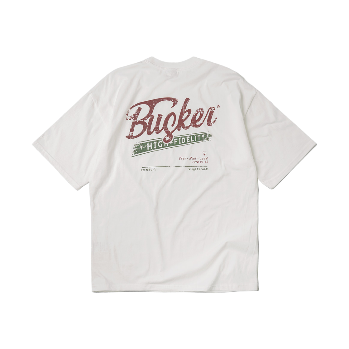에즈카톤 록 피크 반팔티셔츠 아이보리 KMST6869(EZKATON Rock Pick Short Sleeve Ivory KMST6869)