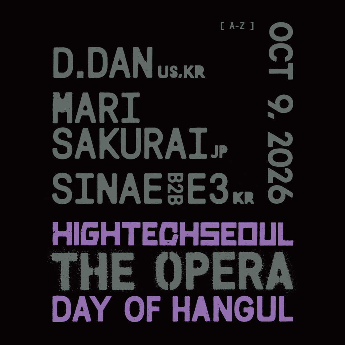 2026 THE OPERA DAY OF HANGUL-EARLY BIRD
