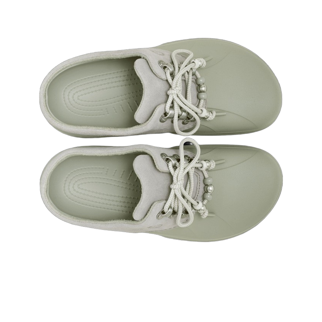 (W) 크록스 액슬 스웨이드 뮬 엘리펀트((W) Crocs Axle Suede Mule Elephant) - 2