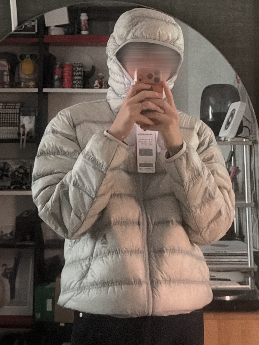 Black Yak Climbing Stone Master Light Down Jacket #3 Cloud Dancer 착용 스타일 - 2
