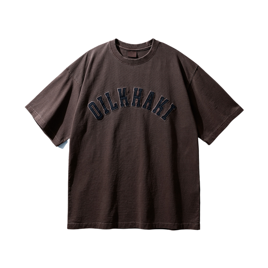퍼스텝 오일카키 피그먼트 반팔 브라운 SMST4634(PERSTEP Oil Khaki Pigment T-Shirt Brown SMST4634)