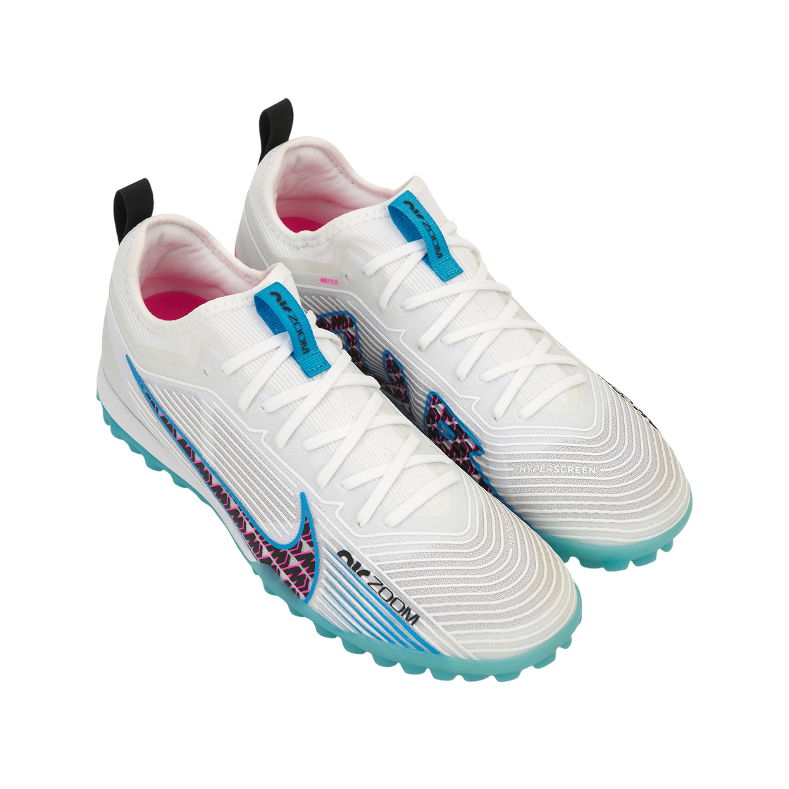 나이키 줌 머큐리얼 베이퍼 15 프로 TF 화이트 발틱 블루(Nike Zoom Mercurial Vapor 15 Pro TF White Baltic Blue) - 4