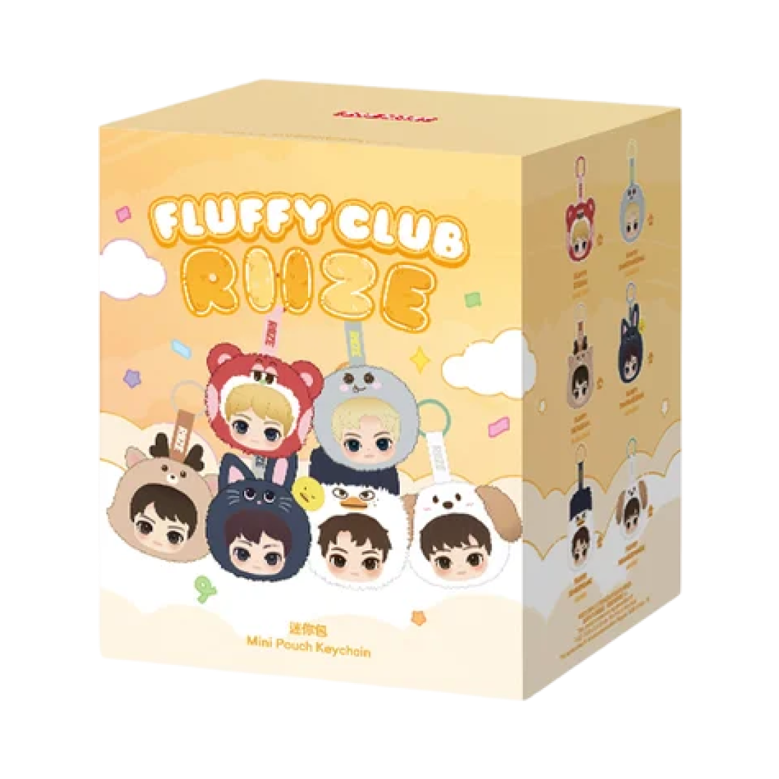 - Pop Mart x RIIZE Fluffy Club Series Mini Pouch Keychain Sealed Case (1 Blind Box)