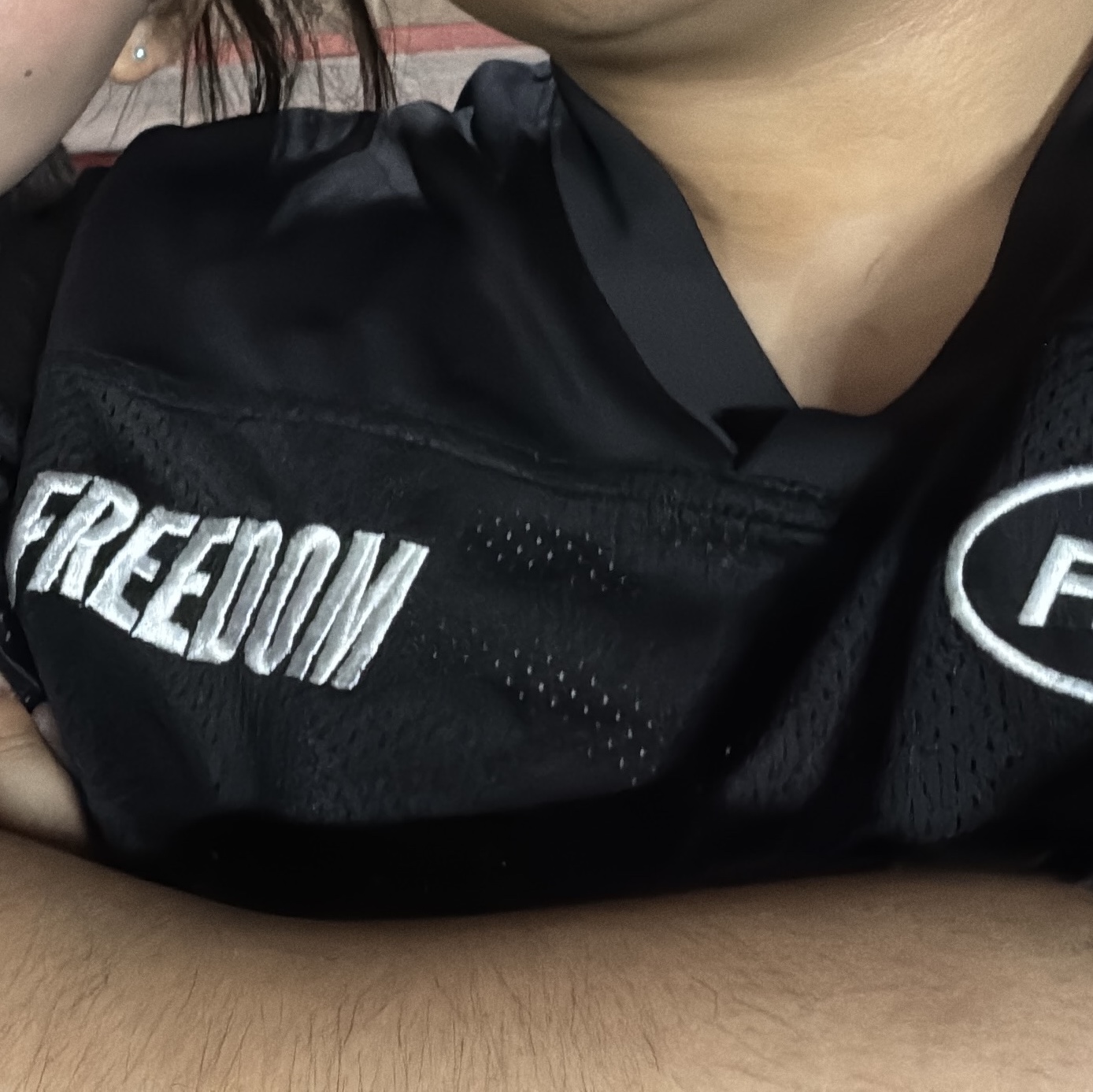 프리덤 프리덤 메쉬 럭비 져지 네이비 착용 스타일