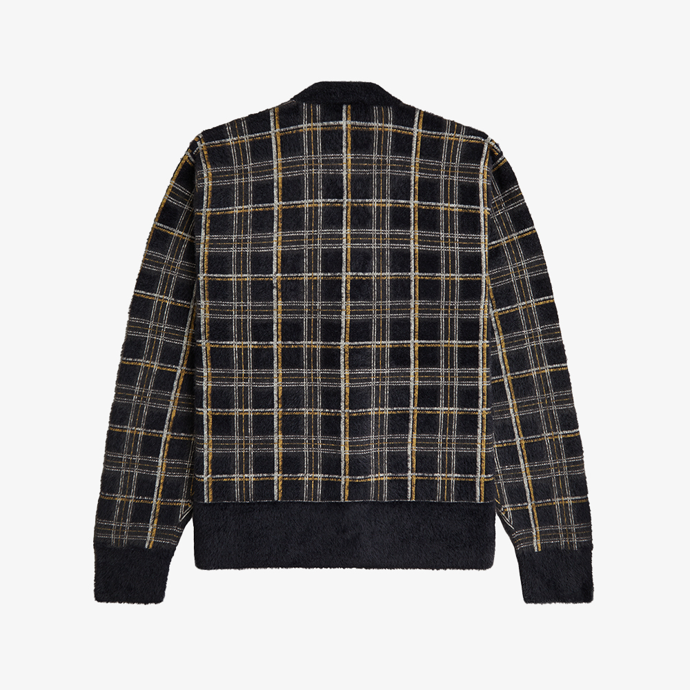 프레드페리 타탄 가디건 블랙(Fred Perry Tartan Cardigan Black) - 6