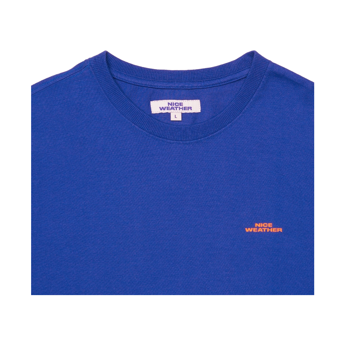 나이스웨더 어패럴 OG 로고 티셔츠 블루(Nice Weather Apparel OG Logo T-Shirt Blue) - 3