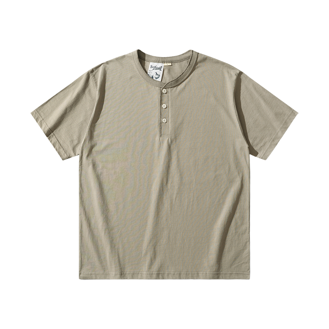 SJST4775_taupebeige_29 PERSTEP Stayble Henley Neck Short Sleeve Taupebeige SJST4775