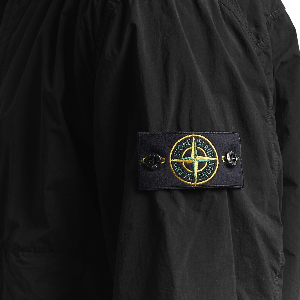 [20% 쿠폰] 스톤 아일랜드 패치 나일론 스메리글리아토-TC 자켓 블랙 - 26SS([20% 쿠폰] Stone Island Patch Nylon Smerigliato -TC Jacket Black - 26SS) - 4