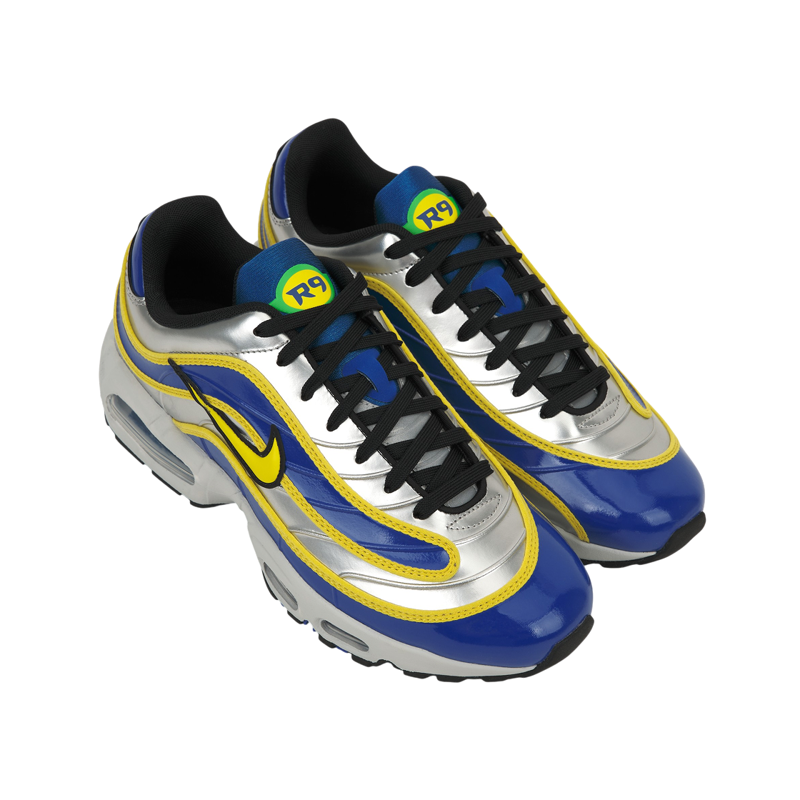 나이키 에어 맥스 조가 보니토 R9 메탈릭 실버 바시티 메이즈(Nike Air Max Joga Bonito R9 Metallic Silver Varsity Maize) - 4