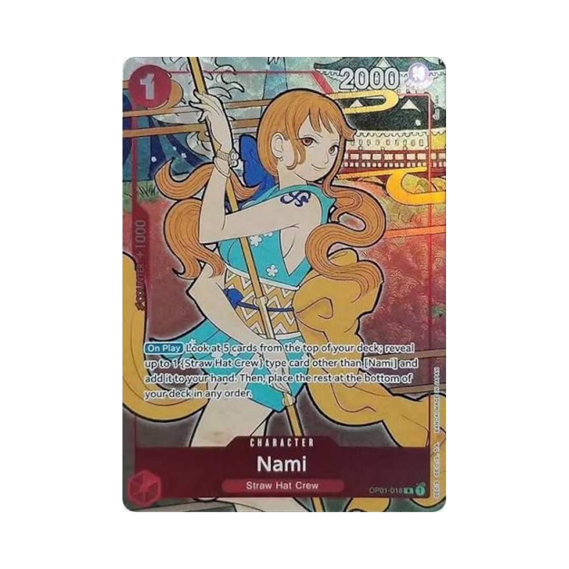 원피스 TCG 나미 R OP01-016 영문판 1주년 기념 세트 (영문판)(One Piece TCG Nami R OP01-016 English 1st Anniversary Set (English Ver.)) - 1