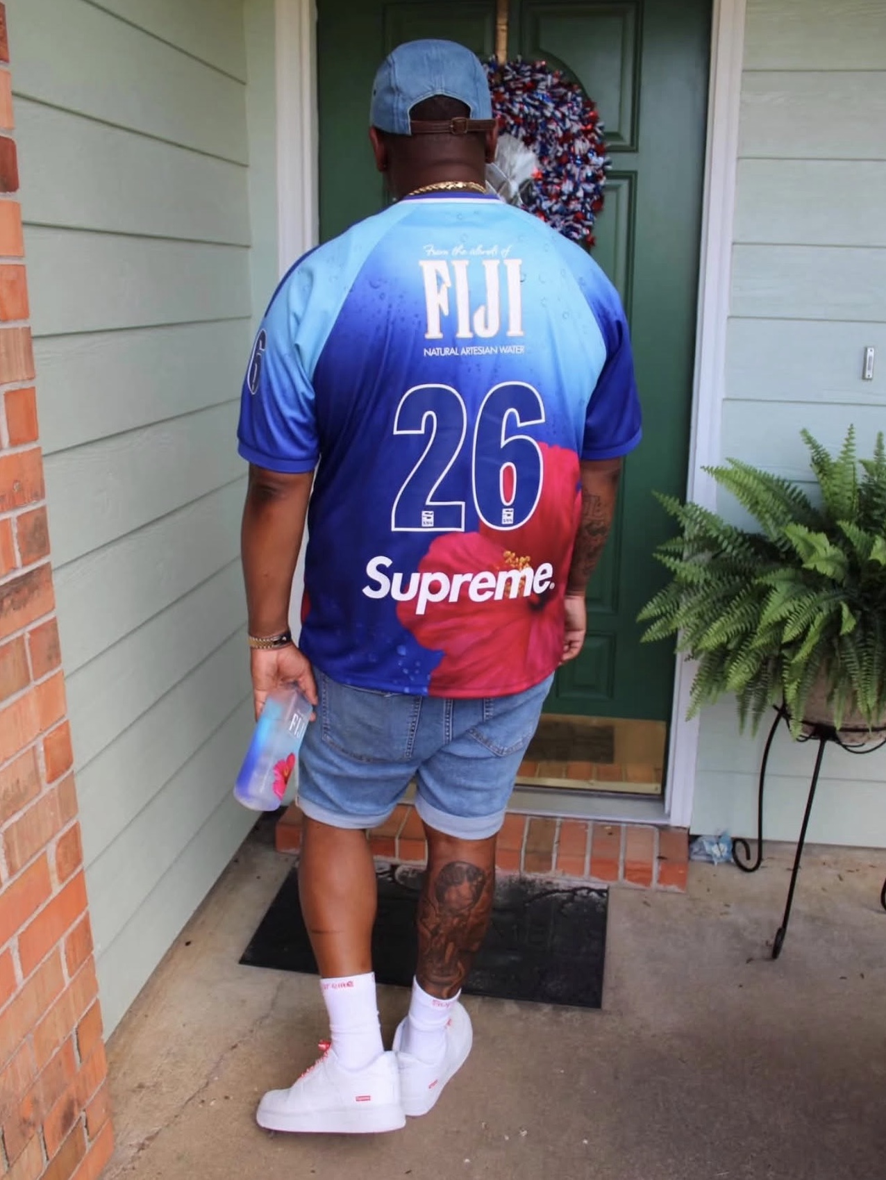 Supreme x FIJI Soccer Jersey Multicolor - 26SS 착용 스타일 - 2