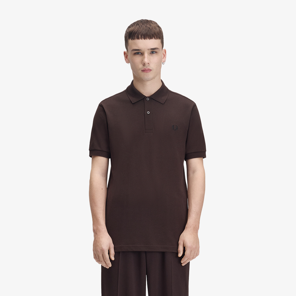 [KREAM 단독] 프레드페리 M6000 플레인 프레드페리 셔츠 리치브라운/블랙([KREAM 단독] Fred Perry M6000 Plain Fred Perry Shirt Rich Brown/Black) - 2