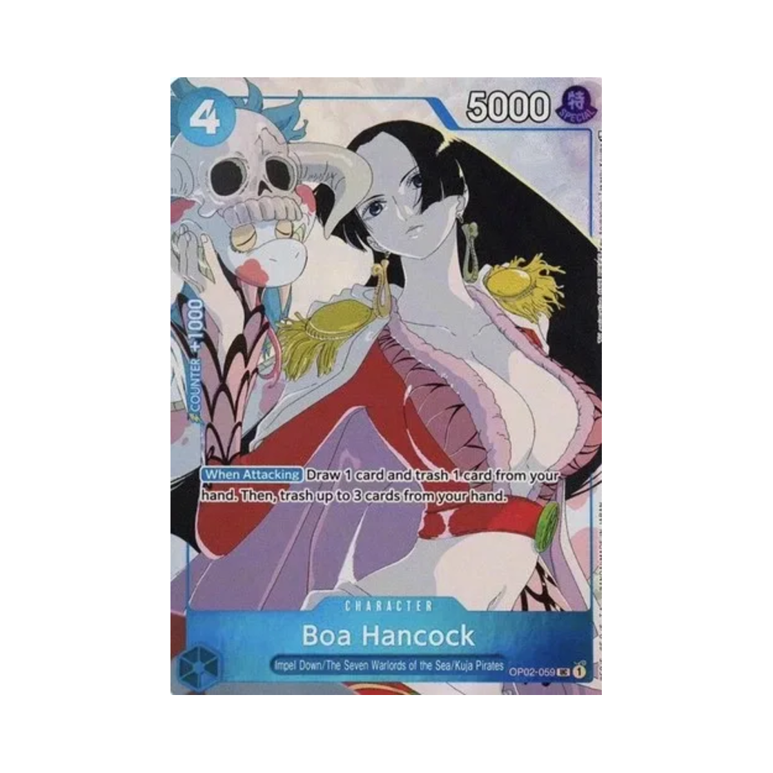 원피스 TCG 보아 행콕 UC OP02-059 프로모션 카드 기프트 컬렉션 2023 (영문판)(One Piece TCG Boa Hancock UC OP02-059 Promotion Card Gift Collection 2023 (English Ver.)) - 1