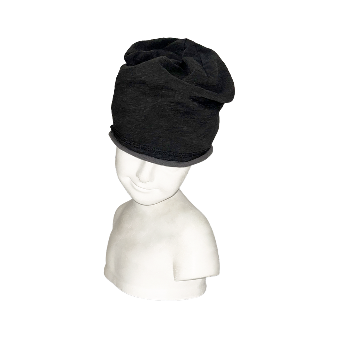 마스컴퍼니 레이어드 비니 블랙(Mascompany Layered Beanie Black) - 2