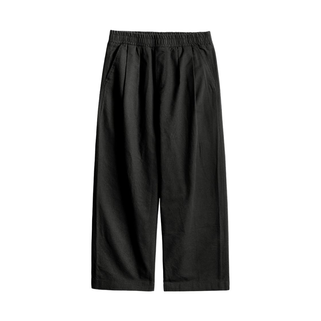 JULP4619_Black_29 PERSTEP Coolmix Pigment Linen Like Long Pants Black JULP4619