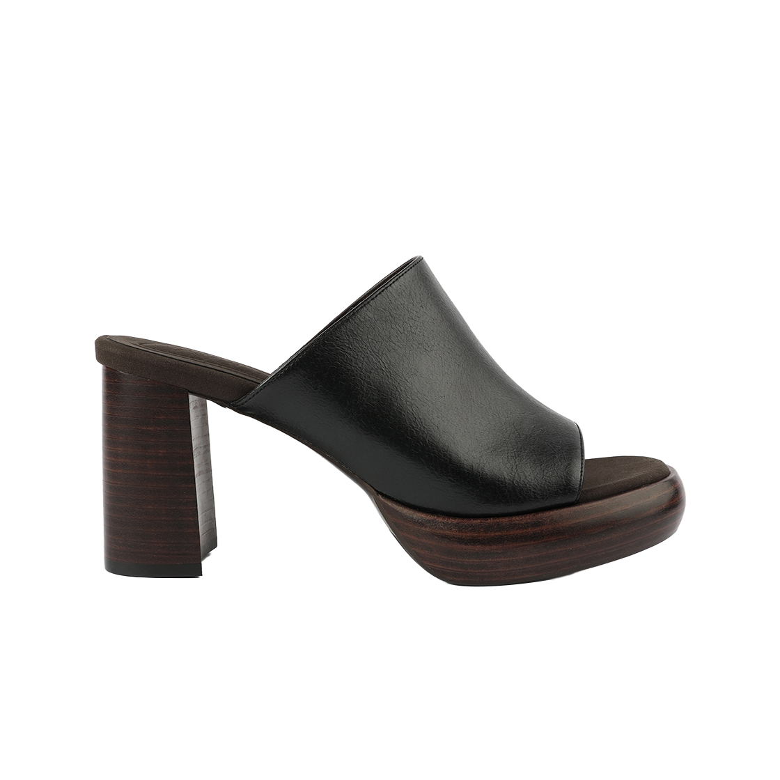 MD0200_4 Moodnight Jacklyn Platform Mule Sandals Black