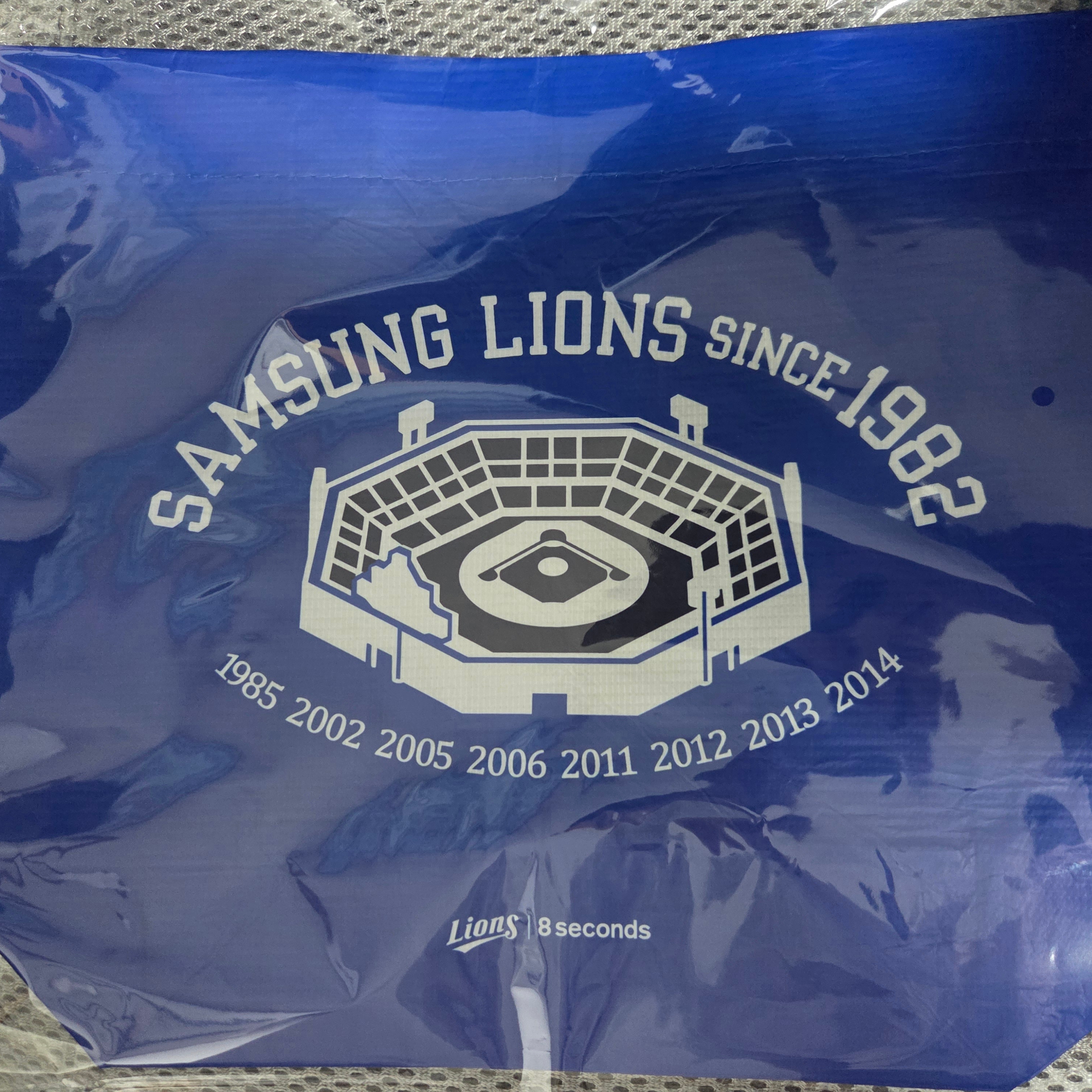 Samsung Lions x 8seconds Archive Colorblock Raglan Zip-Up Jacket Grey 착용 스타일 - 4