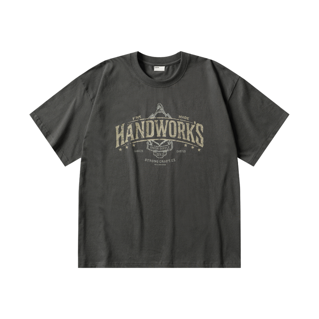 에즈카톤 핸드웍스 반팔 다크그레이 ISST6956(EZKATON Handworks Short Sleeve Darkgray ISST6956)