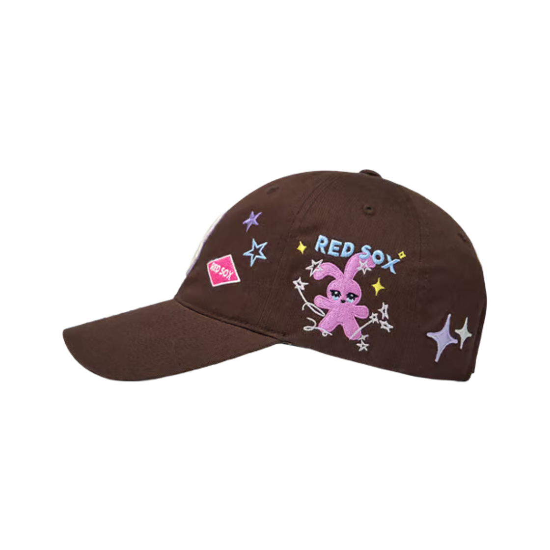 MLB 스타 버니 언스트럭쳐 볼캡 보스턴 레드삭스 브라운(MLB Star Bunny Unstructured Ball Cap Boston Red Sox Brown) - 2