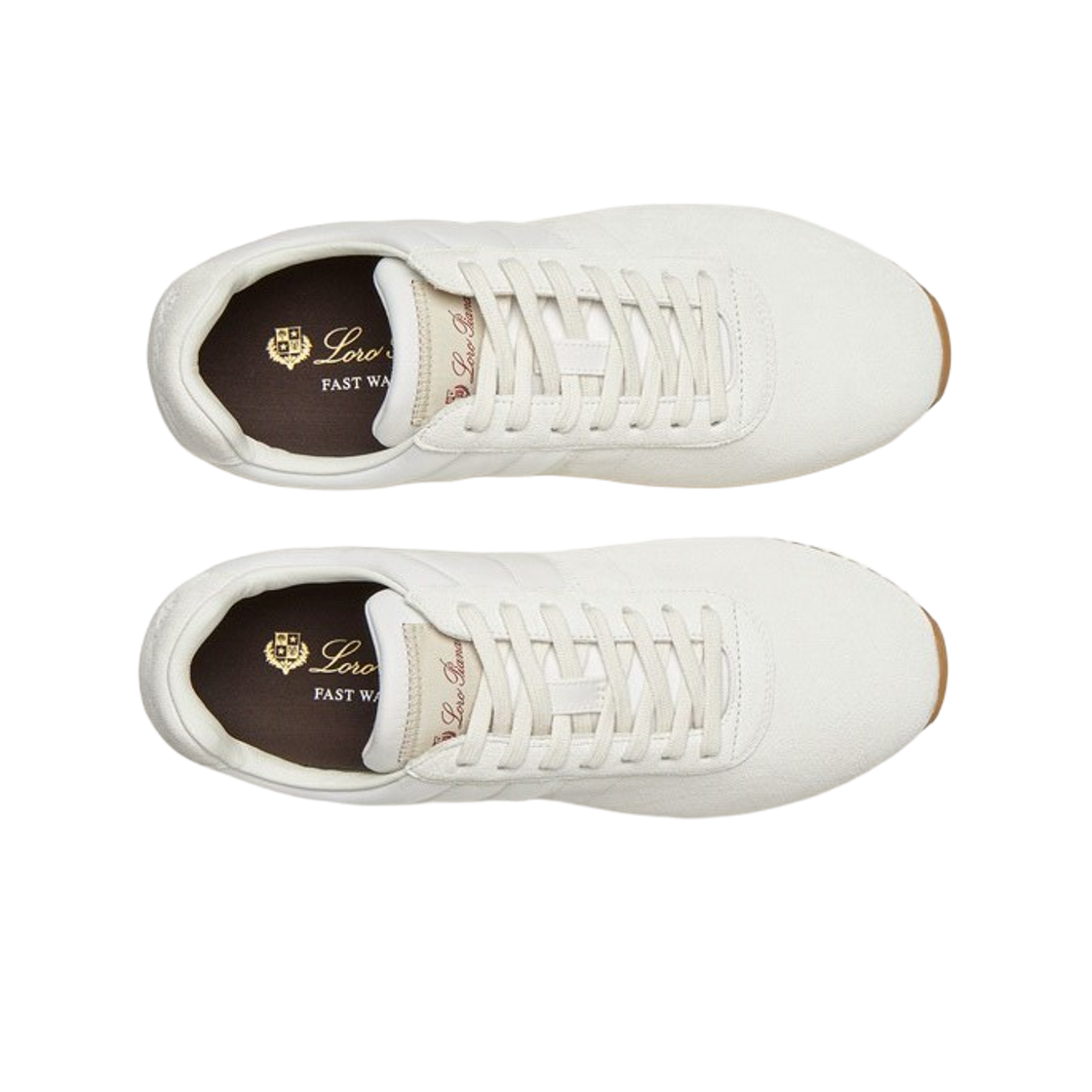 (W) 로로 피아나 패스트 워크 스니커즈 화이트((W) Loro Piana Fast Walk Sneakers White) - 2