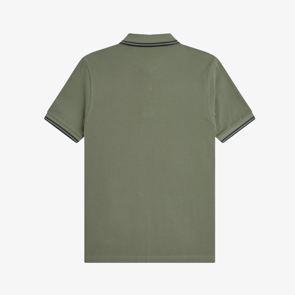프레드페리 M3600 트윈 팁 프레드페리 셔츠 로렐리스그린/블랙(Fred Perry M3600 Twin Tipped Fred Perry Shirt Laurel Wreath Green/Black) - 5