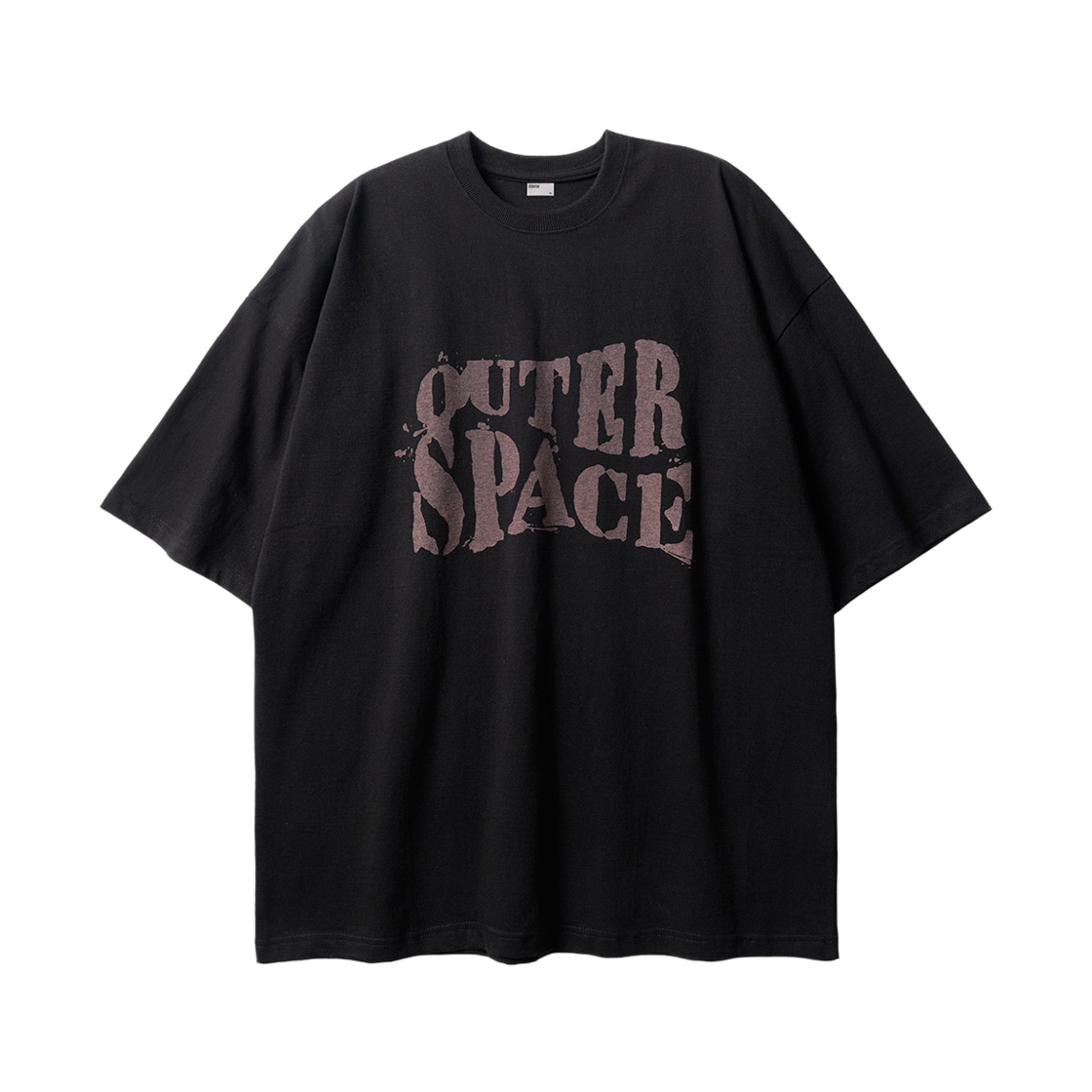 KMST6696_Black_291 EZKATON Space Short Sleeve Black KMST6696