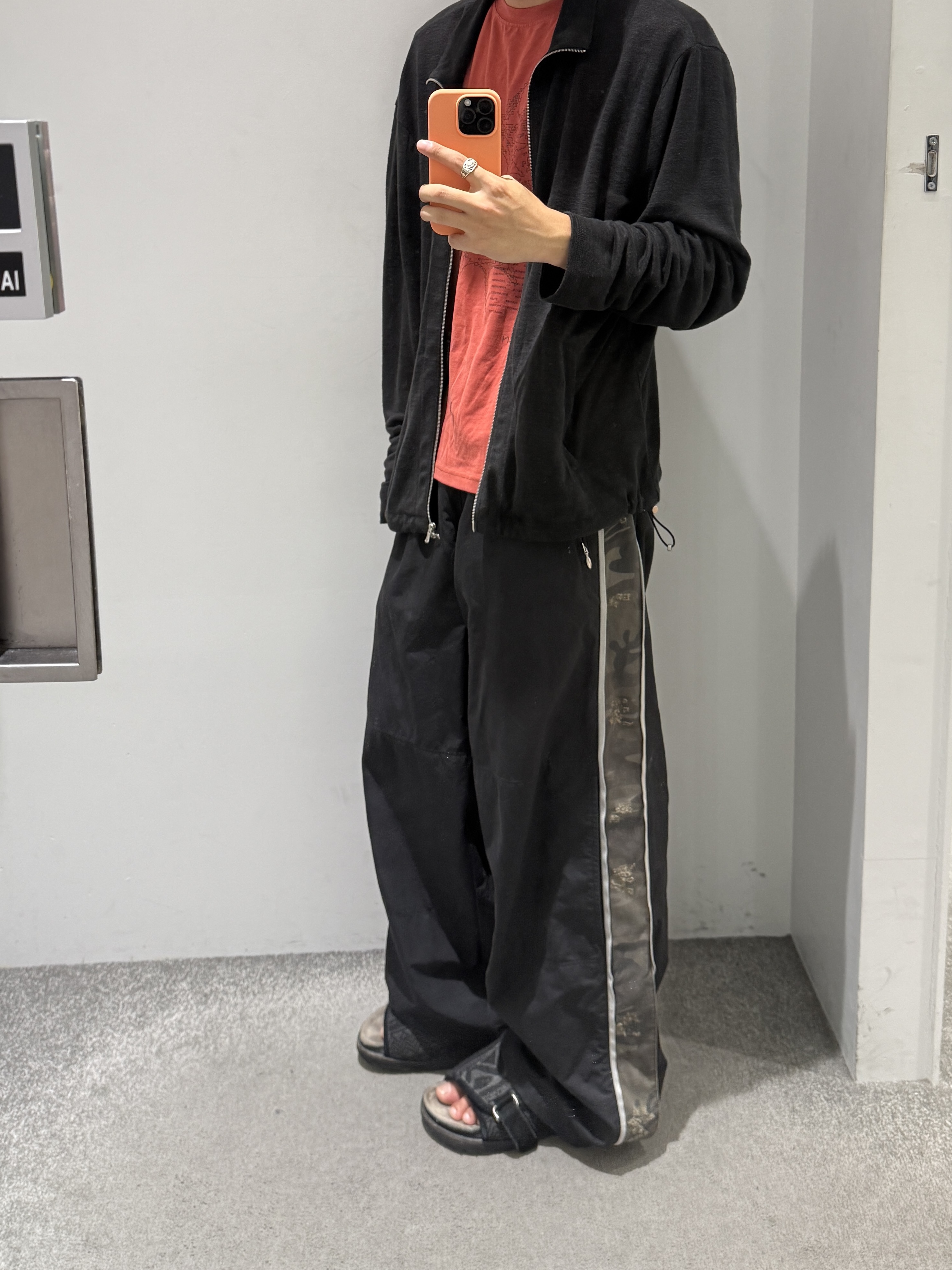 Polyteru 1011 Nylon Track Pants Side Camou Black, [프리오더] Polyteru 925 Silver Ring 003 Baby Devil 착용 스타일 - 2