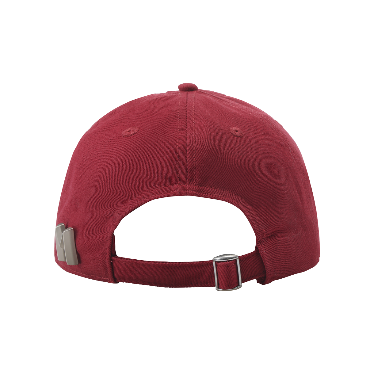 마크공 우먼 레터 엠브로이더드 베이스볼 캡 브릭 레드 - 26FW(Markgong Women Letter Embroidered Baseball Cap Brick Red - 26FW) - 3