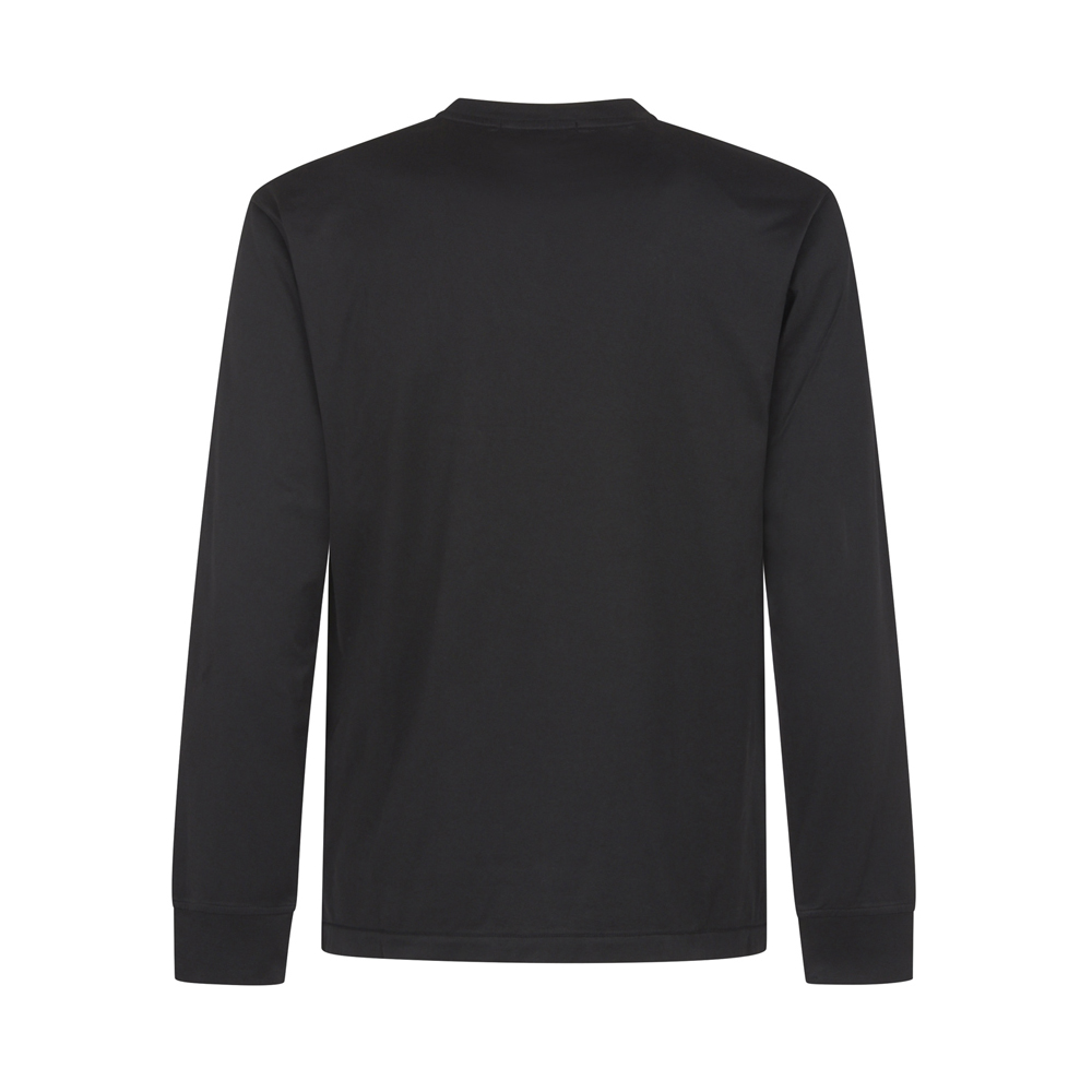 [20% 쿠폰] 스톤 아일랜드 로고 롱슬리브 티셔츠 블랙 - 26SS([20% 쿠폰] Stone Island Logo Long Sleeve T-Shirt Black - 26SS) - 3