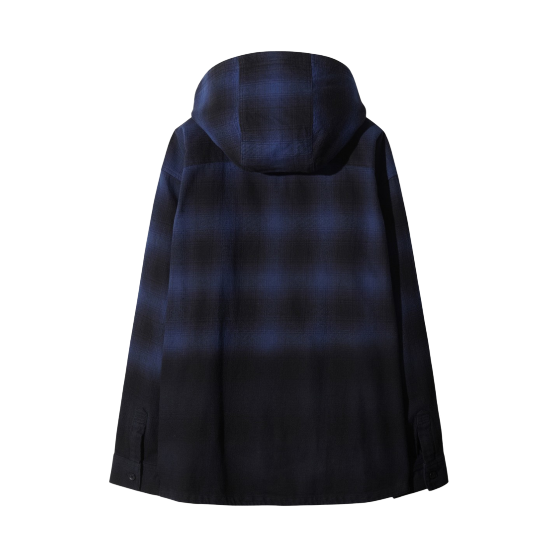 이로 포브 체크 후드 다잉 셔츠 블루(Iro Fauve Check Hooded Dyed Shirt Blue) - 3
