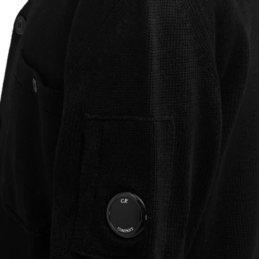 [20% 쿠폰] C.P. 컴퍼니 로고 와펜 포켓 가디건 - 24SS([20% 쿠폰] C.P. Company Logo Wappen Pocket Cardigan - 24SS) - 4