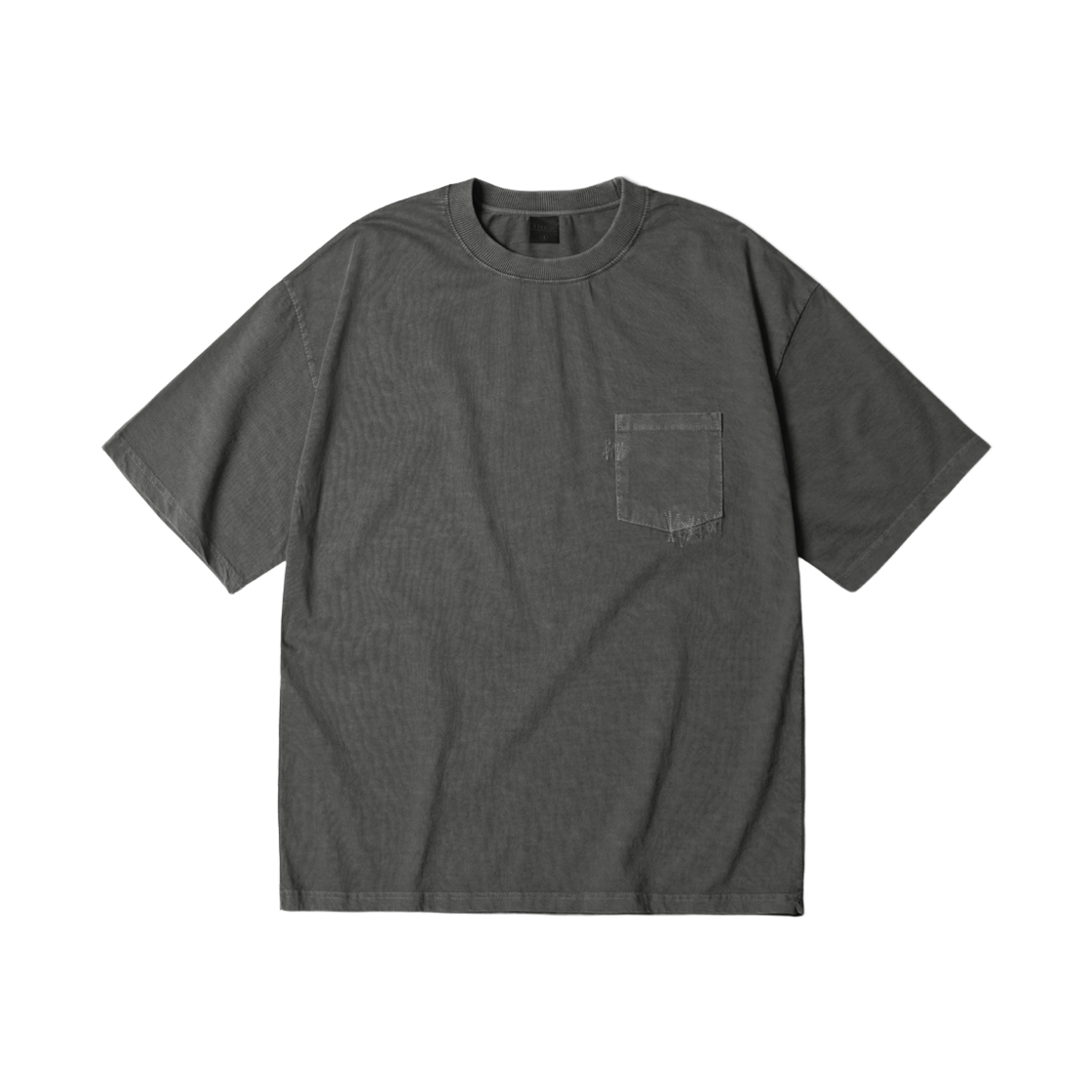 JIST6932_deepgray_29 EZKATON Twos Pocket Pigment Short Sleeve Deepgray JIST6932