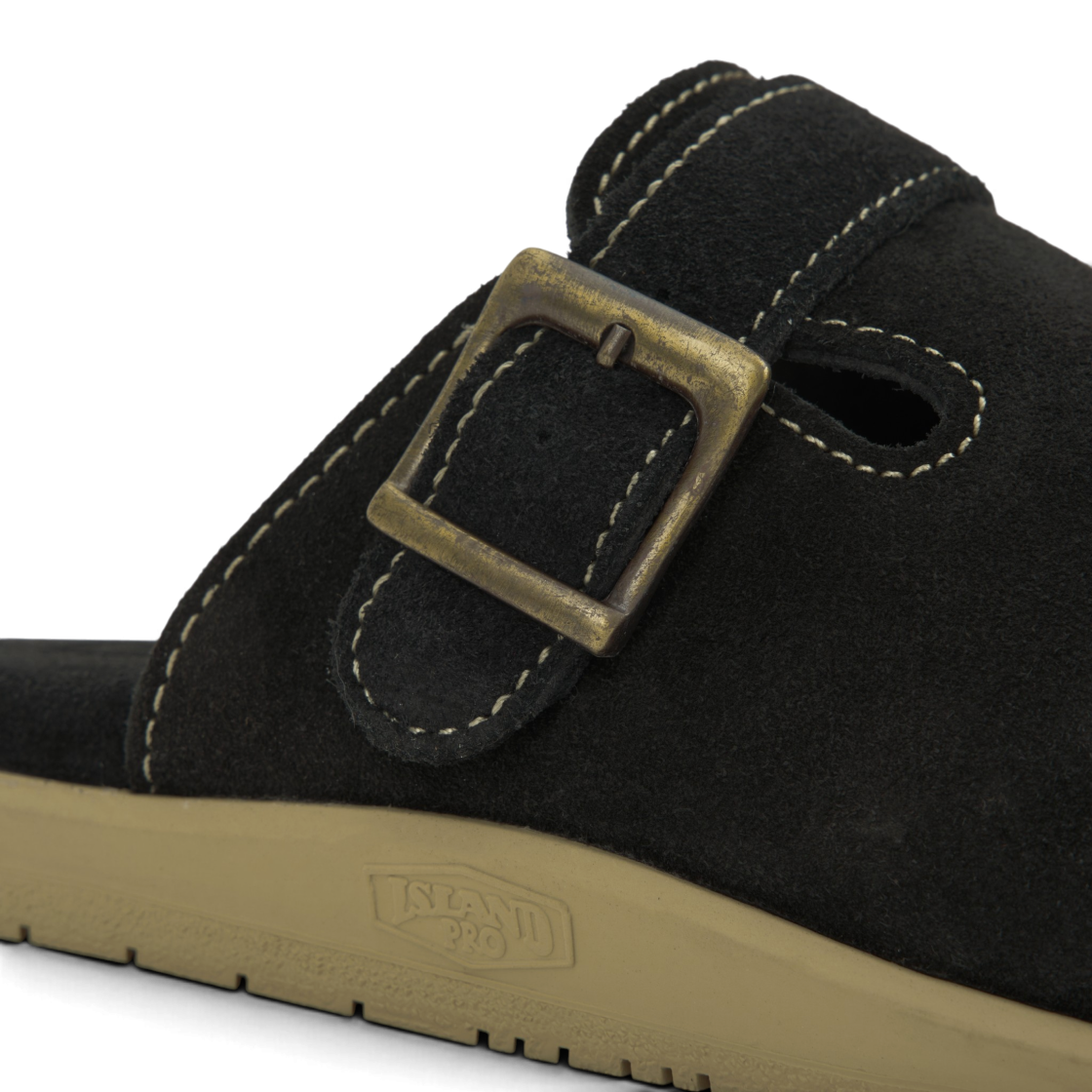 아일랜드 슬리퍼 클래식 스웨이드 클로그 블랙 스웨이드(Island Slipper Classic Suede Clog Black Suede) - 7