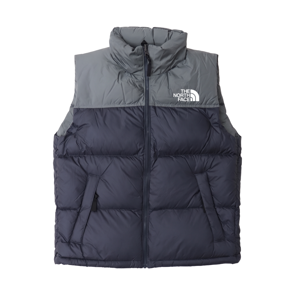 ND92557FA The North Face Nuptse Vest Fuse Box Gray Asphalt Gray