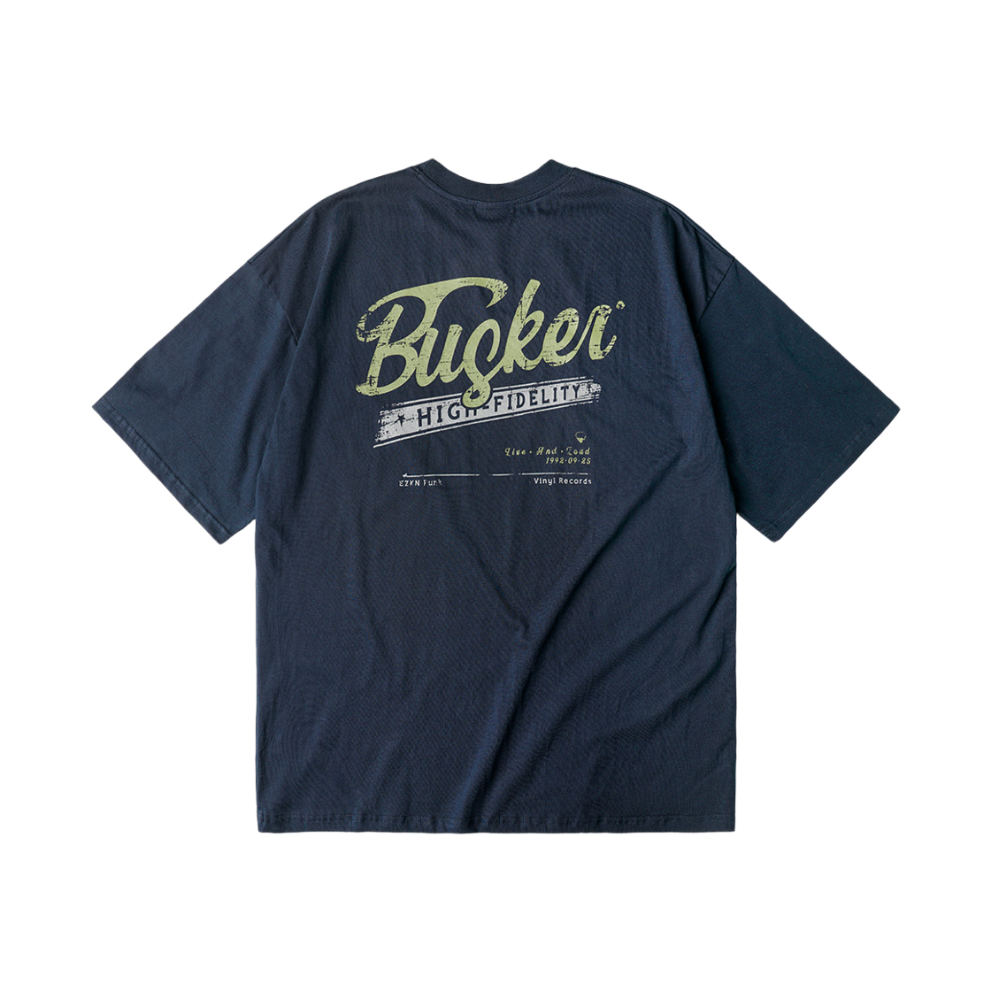 에즈카톤 록 피크 반팔티셔츠 네이비 KMST6869(EZKATON Rock Pick Short Sleeve Navy KMST6869) - 1