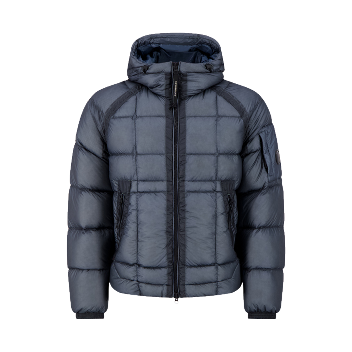 21CMOW702A110416A871 C.P. Company D.D. Shell Hooded Puffer Jacket Orion Blue - 26FW
