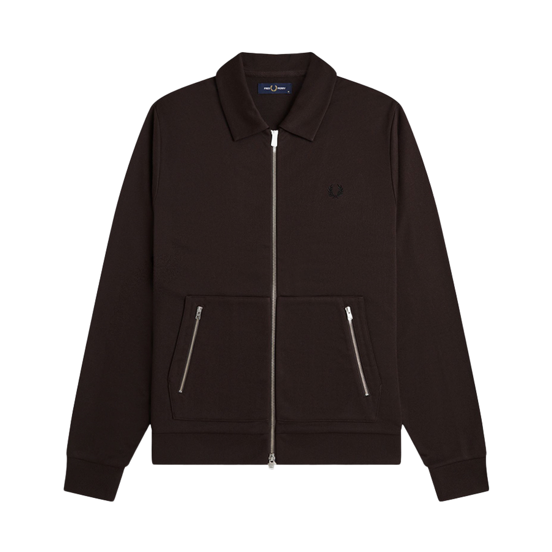 프레드페리 테니스 네트 테잎 트랙 재킷 리치브라운(Fred Perry Tennis Net Tape Track Jacket Rich Brown) - 1