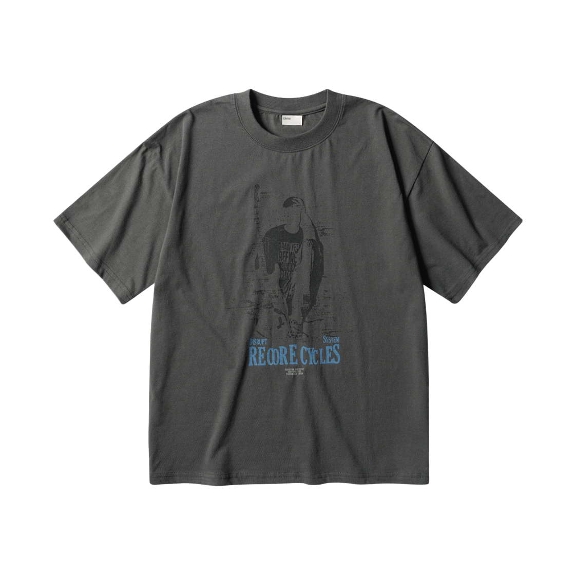 에즈카톤 빈스트릿 반팔티셔츠 딥그레이 JIST6947(EZKATON Vinstreet Short Sleeve Deepgray JIST6947)