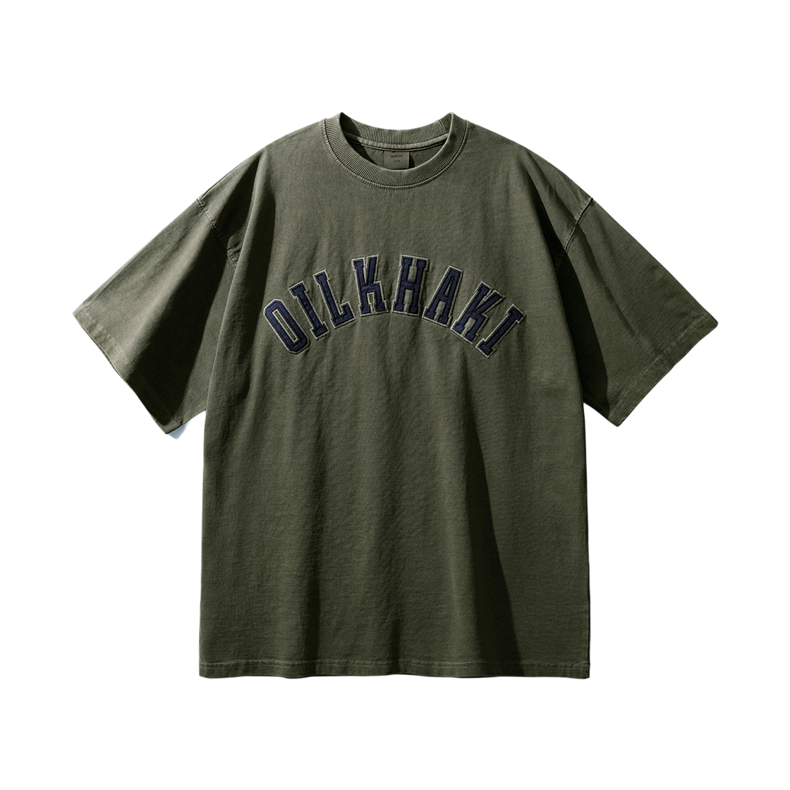 퍼스텝 오일카키 피그먼트 반팔 카키 SMST4634(PERSTEP Oil Khaki Pigment T-Shirt Khaki SMST4634)