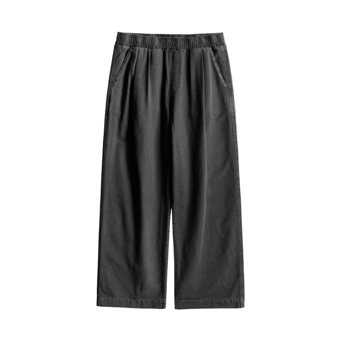 JULP4619_Darkgray_29 PERSTEP Coolmix Pigment Linen Like Long Pants Darkgray JULP4619