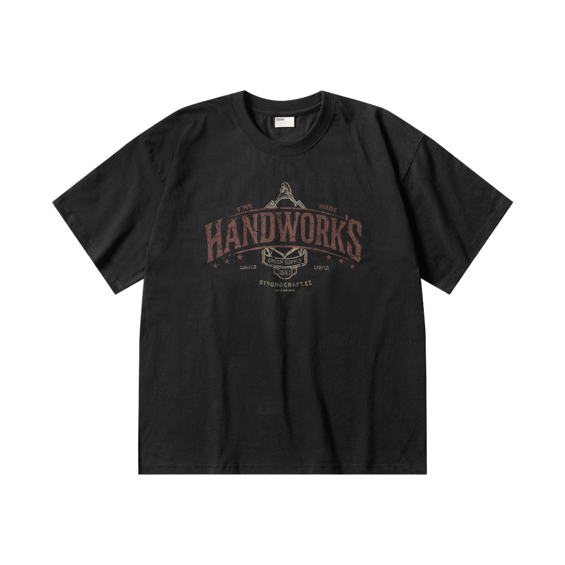 에즈카톤 핸드웍스 반팔 블랙 ISST6956(EZKATON Handworks Short Sleeve Black ISST6956)