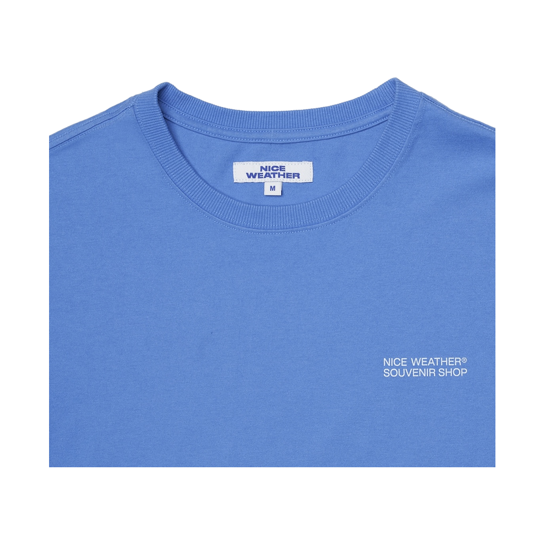 나이스웨더 어패럴 위 아 굿 캠페인 티셔츠 블루(Nice Weather Apparel We are good Campaign T-Shirt Blue) - 3