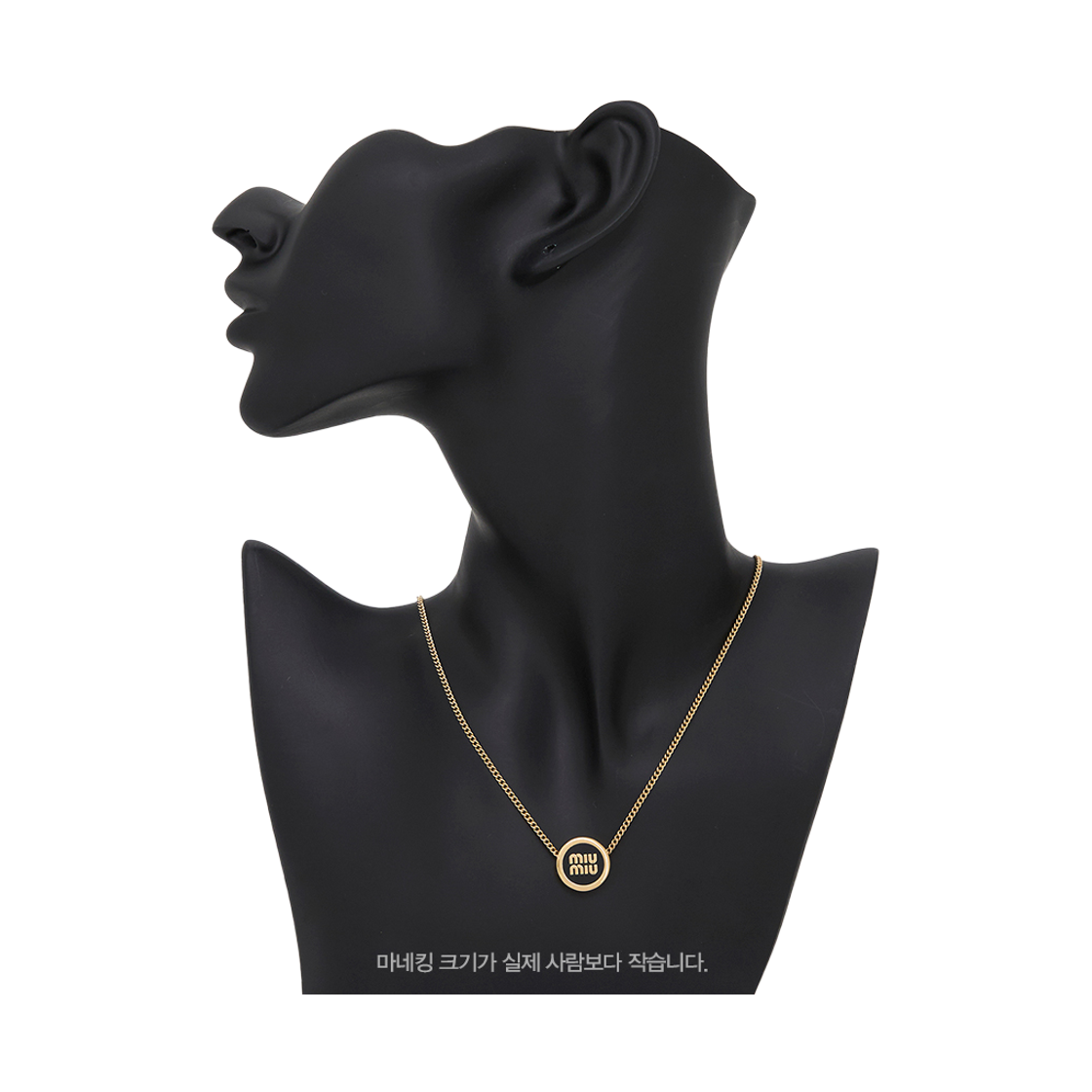 [15% 쿠폰] (W) 미우 미우 메탈 네클리스 블랙([15% 쿠폰] (W) Miu Miu Metal Necklace Black) - 6