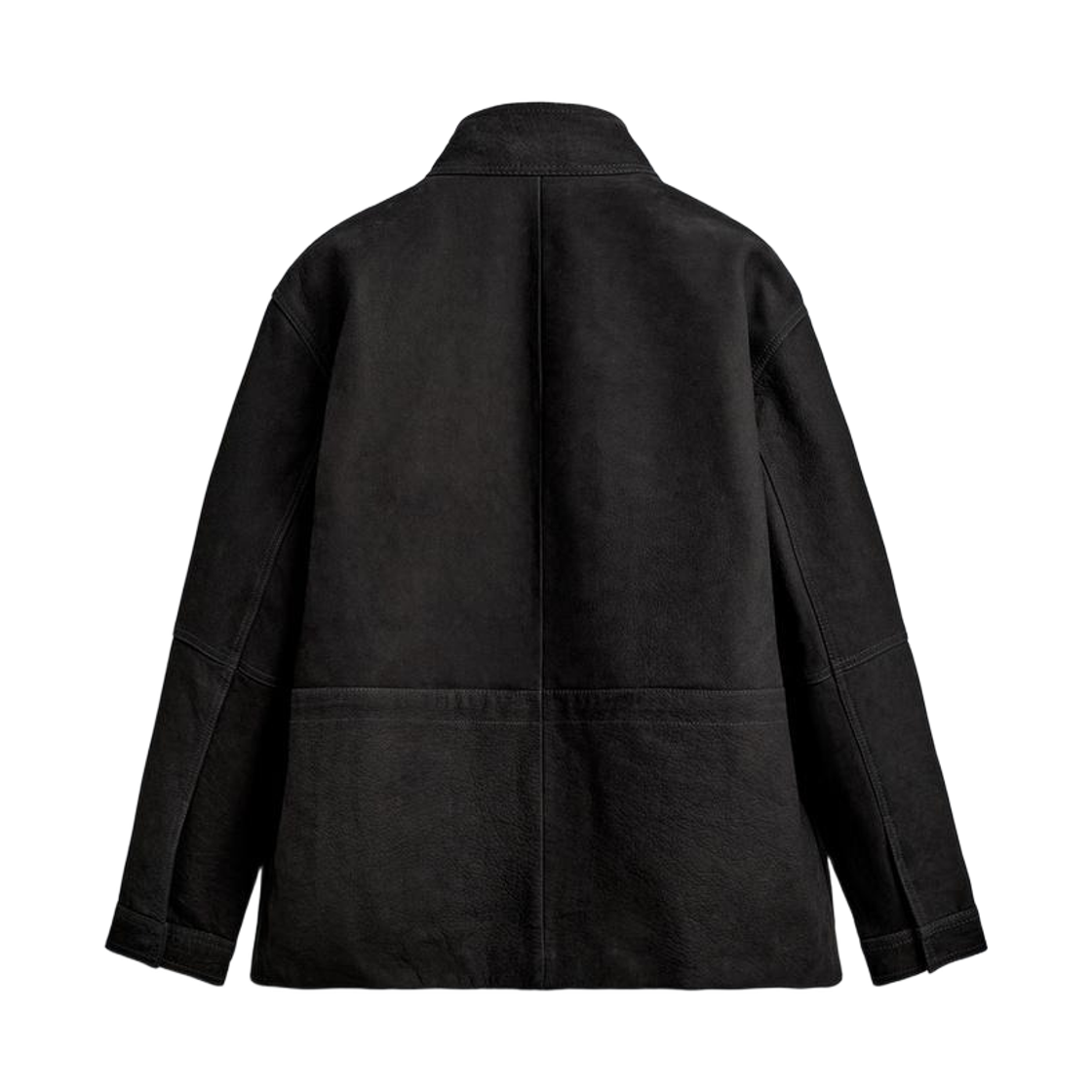 자라 릴랙스 핏 레더 파카 콜 그레이(Zara Relaxed Fit Leather Parka Coal Gray) - 2