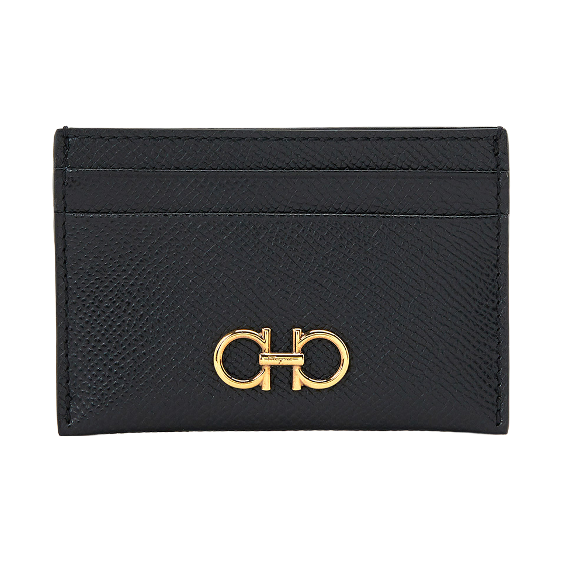 [25% 쿠폰] 페라가모 간치니 카드 홀더 블랙([25% 쿠폰] Ferragamo Gancini Credit Card Holder Black) - 2