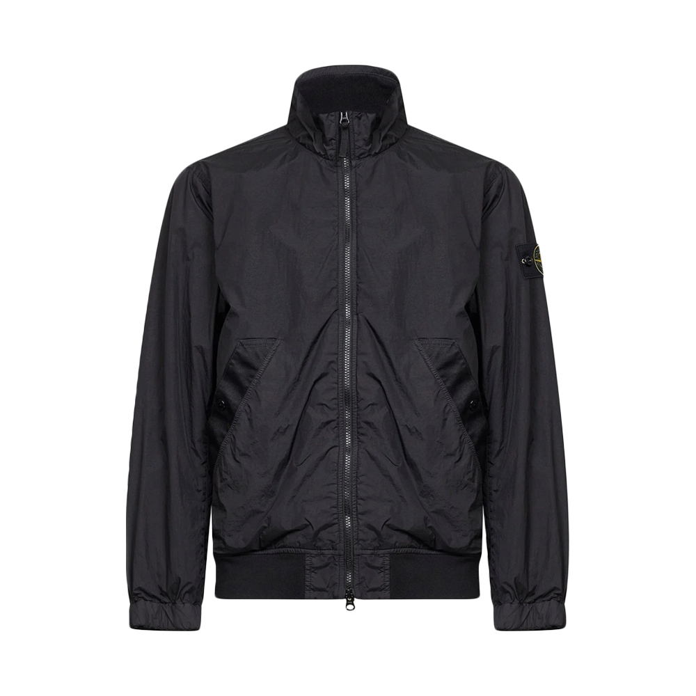 [20% 쿠폰] 스톤 아일랜드 패치 드 클링클랩스 윈드자켓 블랙 - 26SS([20% 쿠폰] Stone Island Patch Crinkle Reps Wind Jacket Black - 26SS) - 2