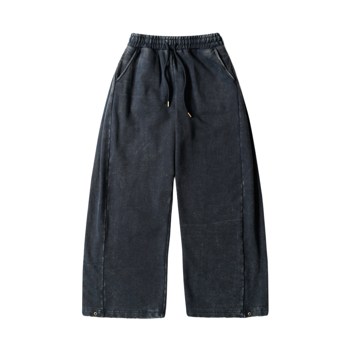 HSLP6942_navy_29 EZKATON Blitz Washed Wide Sweat Pants Navy HSLP6942