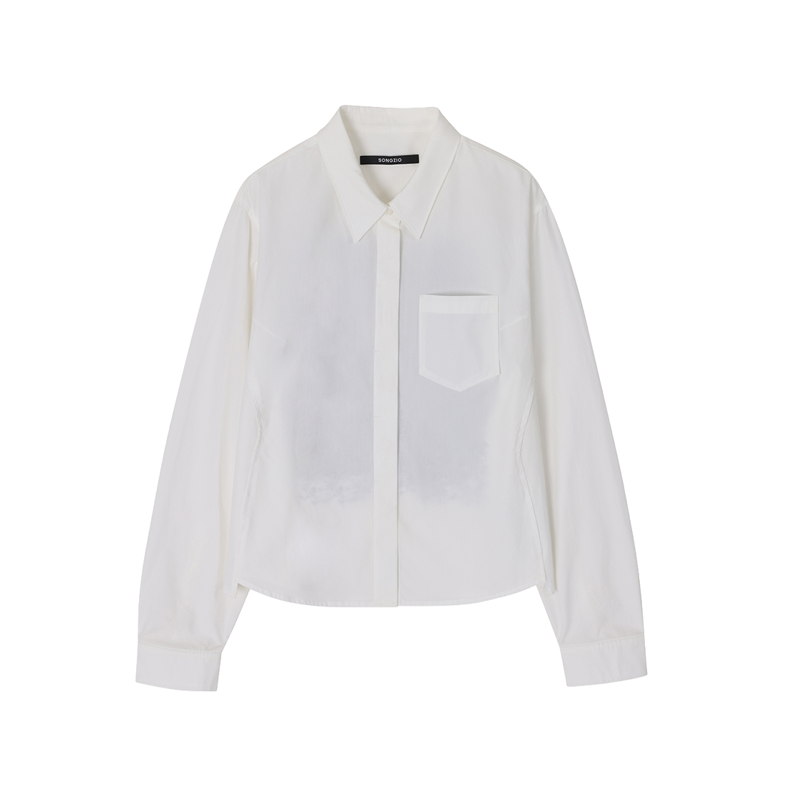 WI5SH705WH (W) SONGZIO COLLECTION Benediction Embroidered Shirt White