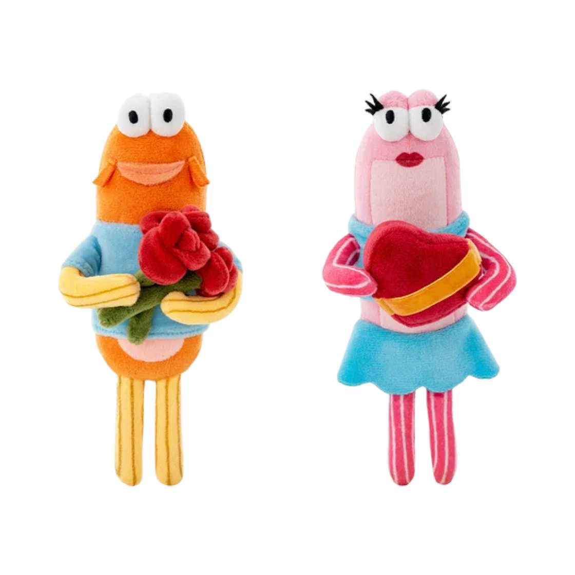 - Pop Mart Bikini Bottom Buddies Romantic Fish Series Plush Pendants
